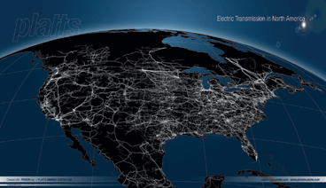 Electric Transmission in North America Poster