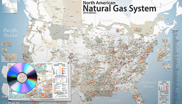 North American Natural Gas System Map